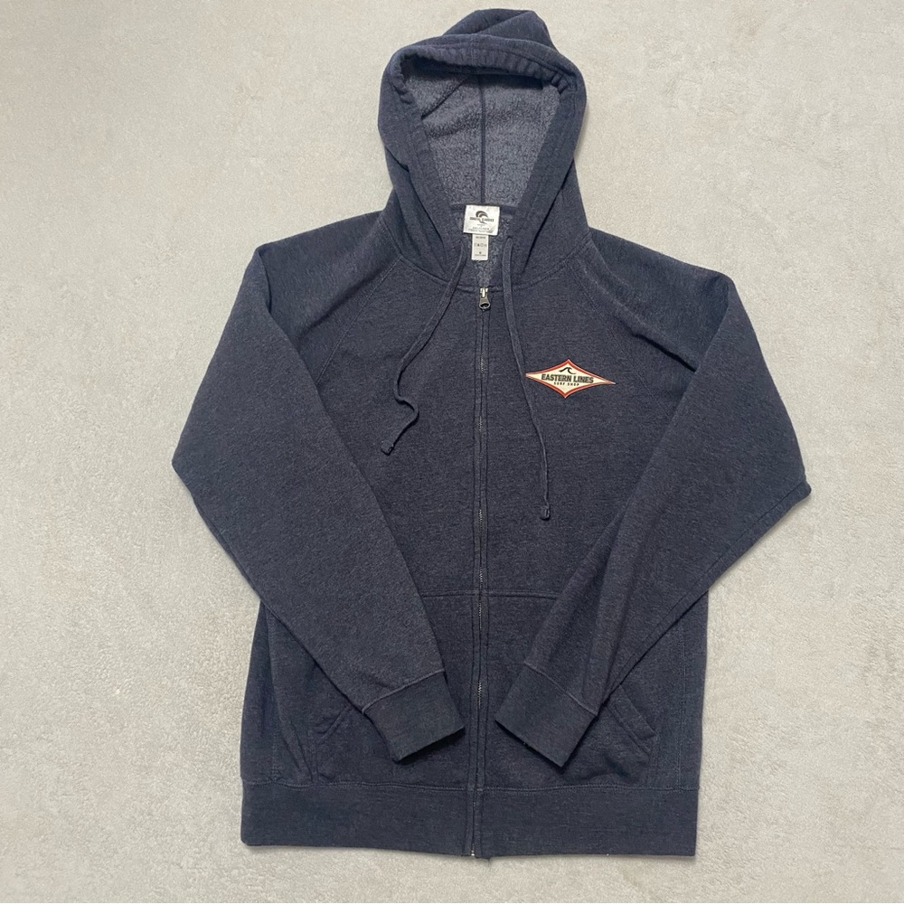 Coastal Classics Full Zip Hoodie Mens M Belmar N.J  Eastern Lines Surf Shop